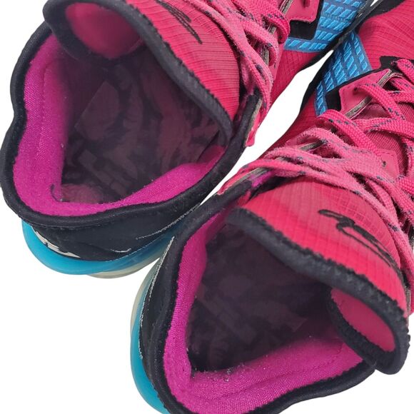 NIKE Shoes LEBRON 18 LOW Mens Size 9.5 NEON LIGHTS Fireberry Sneaker CV7562-600 main image 12